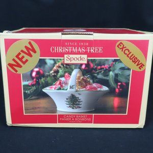Spode Christmas Tree Candy Basket